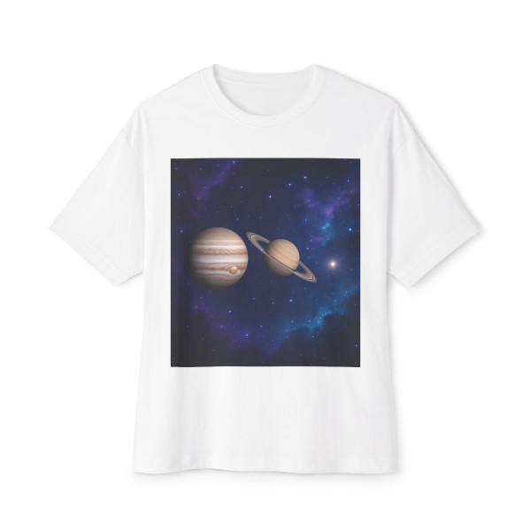 Celestial Convergence - Unisex Oversized Boxy Tee Celestial Convergence - Unisex Oversized Boxy Tee