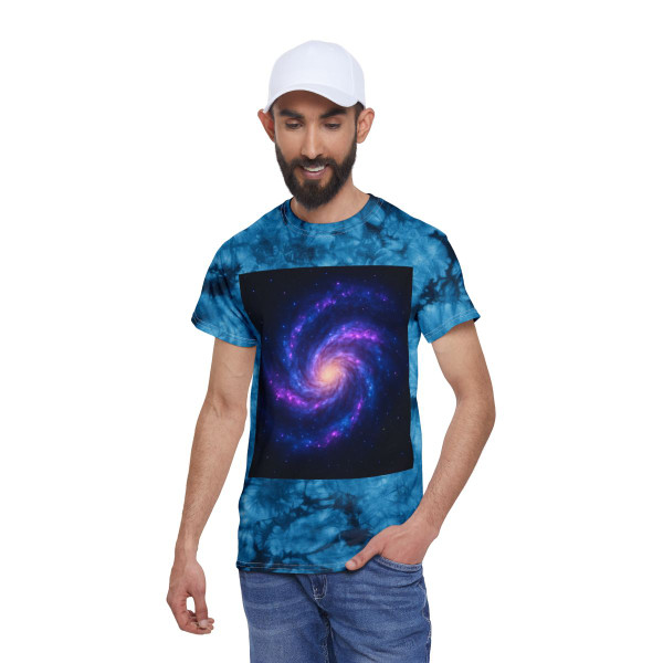Galactic Symphony - Tie-Dye Tee, Crystal