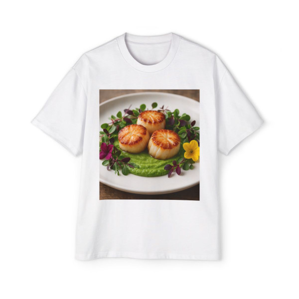 Savory Elegance - Men's Heavy Oversized Tee