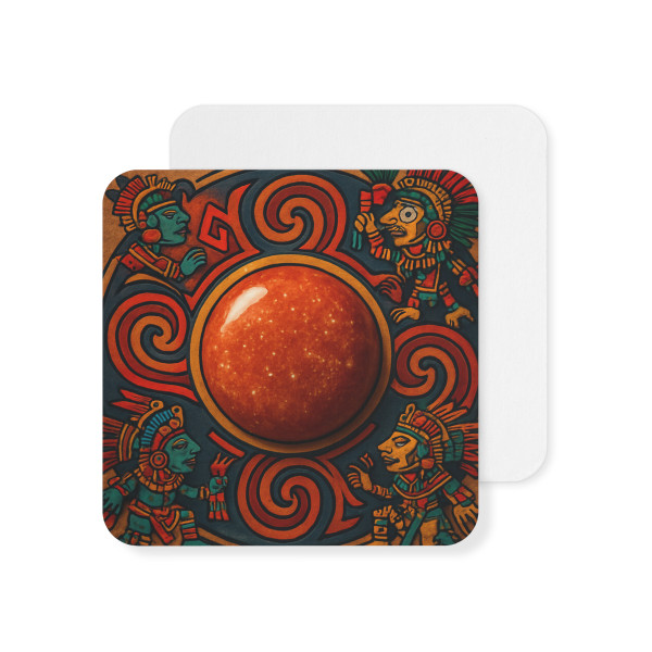 Sunstone Embrace - Coasters (50, 100 pcs)