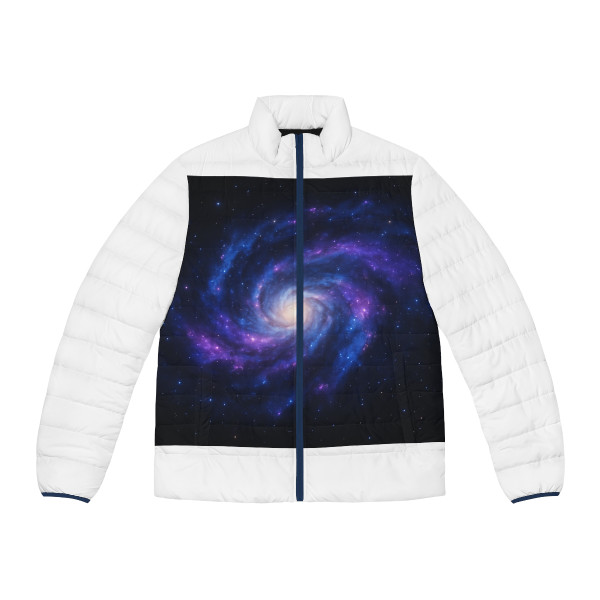 Galactic Symphony - Men's Puffer Jacket (AOP) Galactic Symphony - Men's Puffer Jacket (AOP)