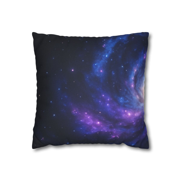 Galactic Symphony - Faux Suede Square Pillowcase