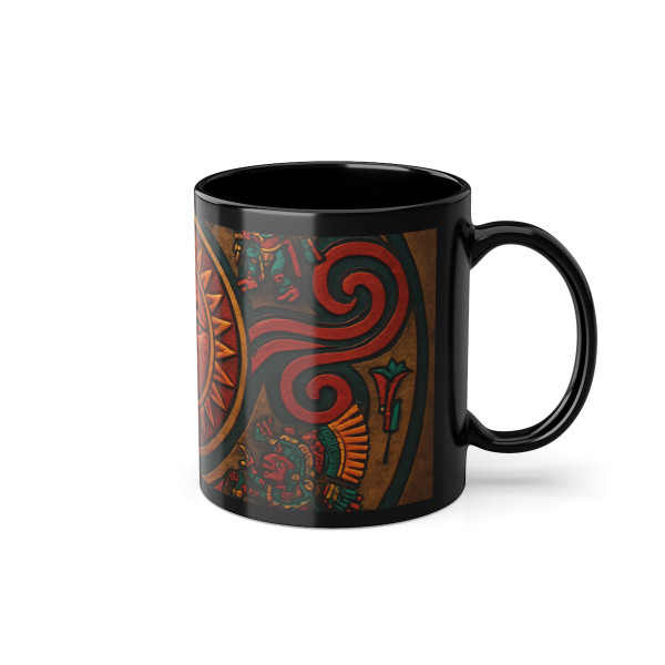 Sunstone Embrace - Black Coffee Cup, 11oz
