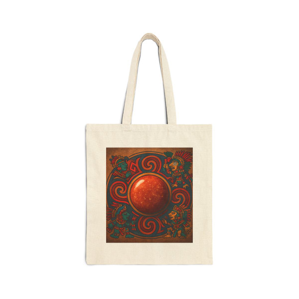 Sunstone Embrace - Cotton Canvas Tote Bag Sunstone Embrace - Cotton Canvas Tote Bag