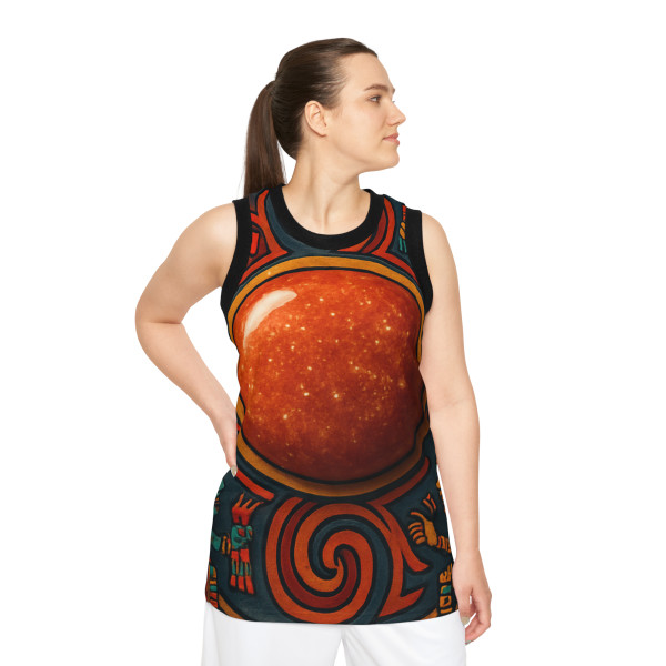 Sunstone Embrace - Unisex Basketball Jersey (AOP)