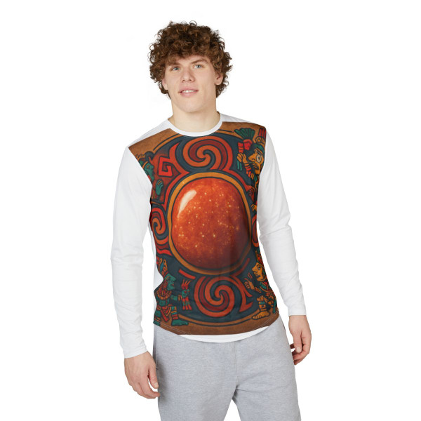 Sunstone Embrace - Men's UV Protection Long Sleeve Shirt (AOP)