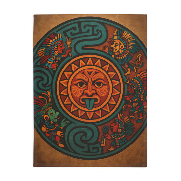 Sunstone Embrace - Plush Fleece Blanket