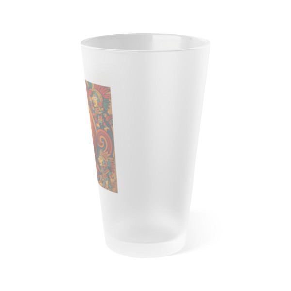 Sunstone Embrace - Frosted Pint Glass, 16oz