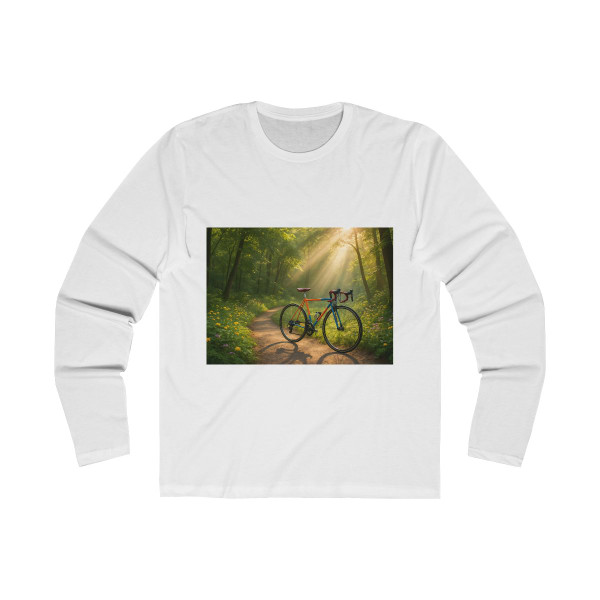 Pedal Through Paradise - Men's Long Sleeve Crew Tee Pedal Through Paradise - Men's Long Sleeve Crew Tee