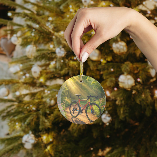 Pedal Through Paradise - Glass Ornaments