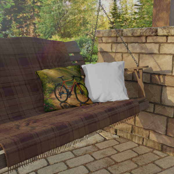 Pedal Through Paradise - Outdoor Pillows