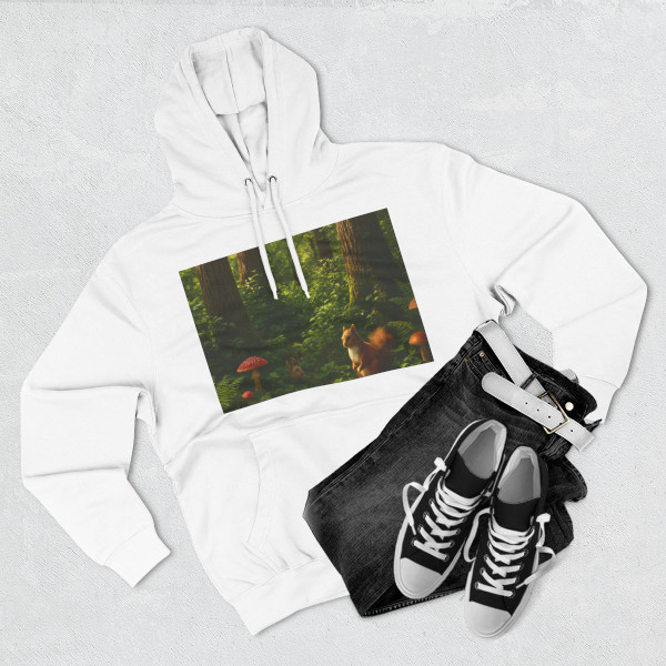 Ecosystem Harmony - Three-Panel Fleece Hoodie Ecosystem Harmony - Three-Panel Fleece Hoodie