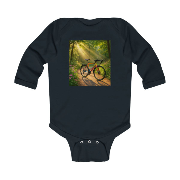 Pedal Through Paradise - Infant Long Sleeve Bodysuit