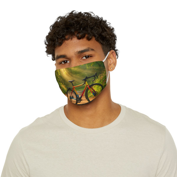 Pedal Through Paradise - Snug-Fit Polyester Face Mask Pedal Through Paradise - Snug-Fit Polyester Face Mask