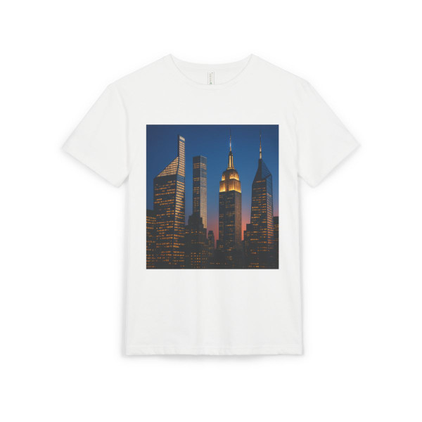 Metropolitan Marvels - Unisex Sueded T-Shirt