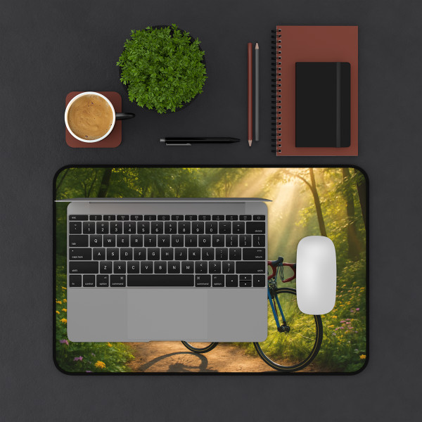 Pedal Through Paradise - Desk Mat