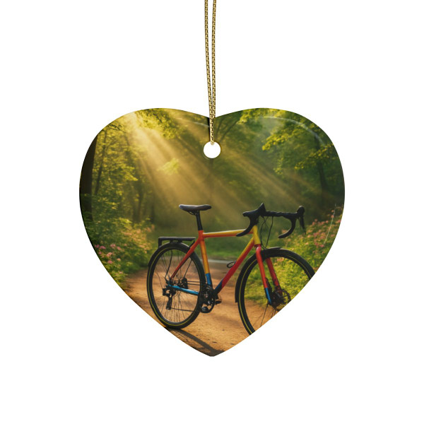 Pedal Through Paradise - Ceramic Ornaments (1pcs, 5pcs, 10pcs, 20pcs)