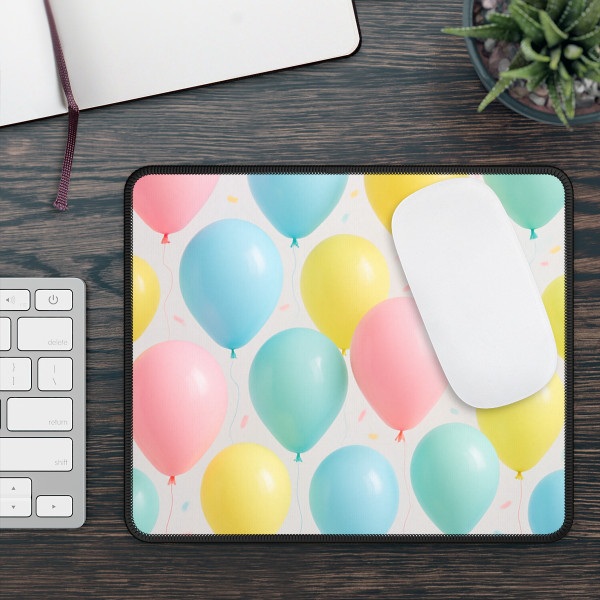Whimsical Balloon Bash - Gaming Mouse Pad