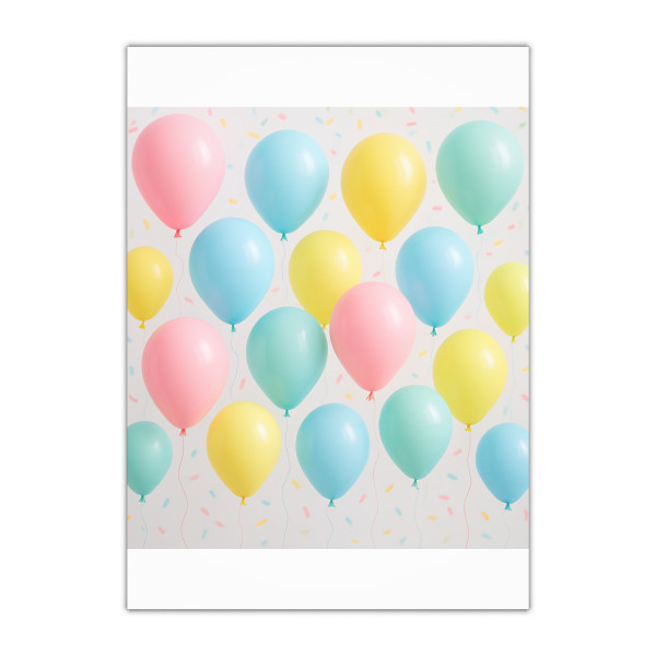 Whimsical Balloon Bash - Gift Wrapping Paper Sheets, 1pc