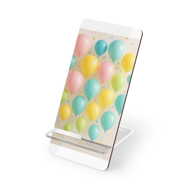 Whimsical Balloon Bash - Mobile Display Stand for Smartphones