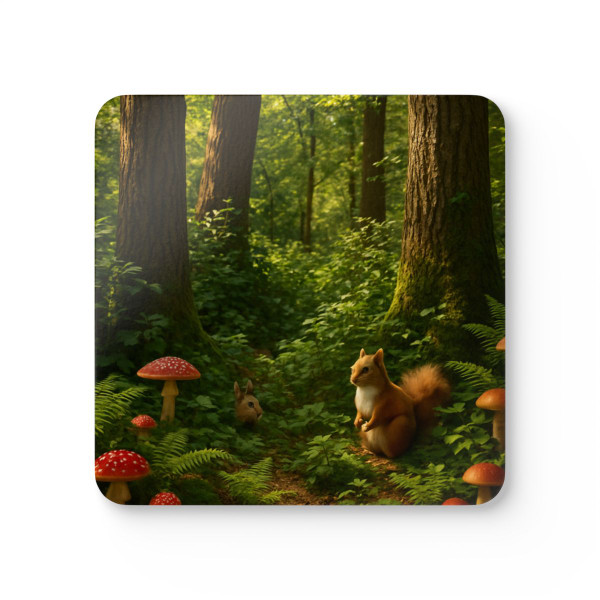 Ecosystem Harmony - Corkwood Coaster Set