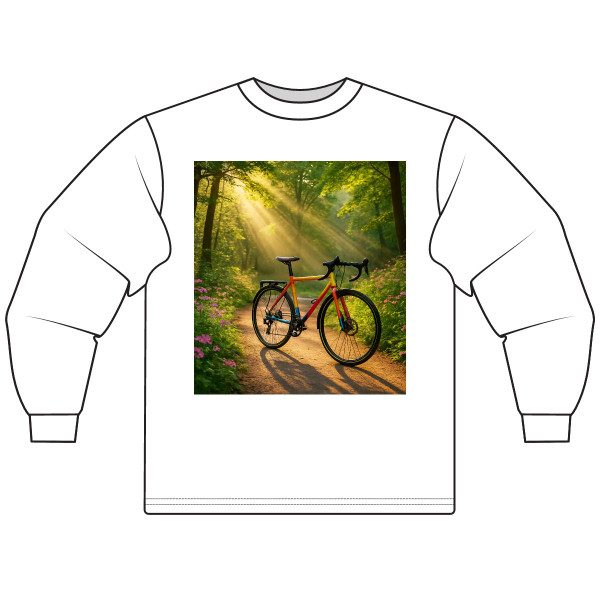 Pedal Through Paradise - Unisex Long Sleeve T-Shirt Pedal Through Paradise - Unisex Long Sleeve T-Shirt