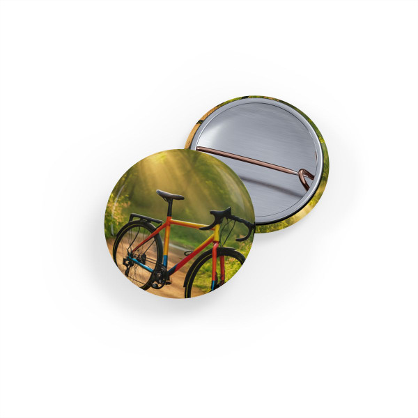 Pedal Through Paradise - Round Pins