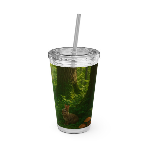Ecosystem Harmony - Sunsplash Tumbler with Straw, 16oz