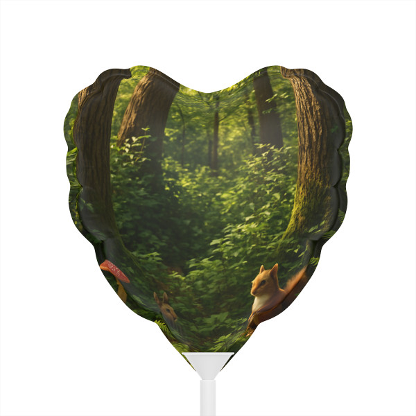 Ecosystem Harmony - Balloons (Round and Heart-shaped), 6"
