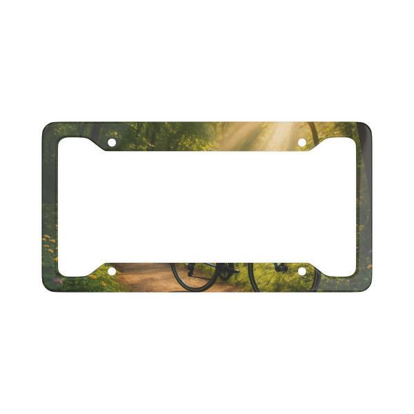 Pedal Through Paradise - License Plate Frame
