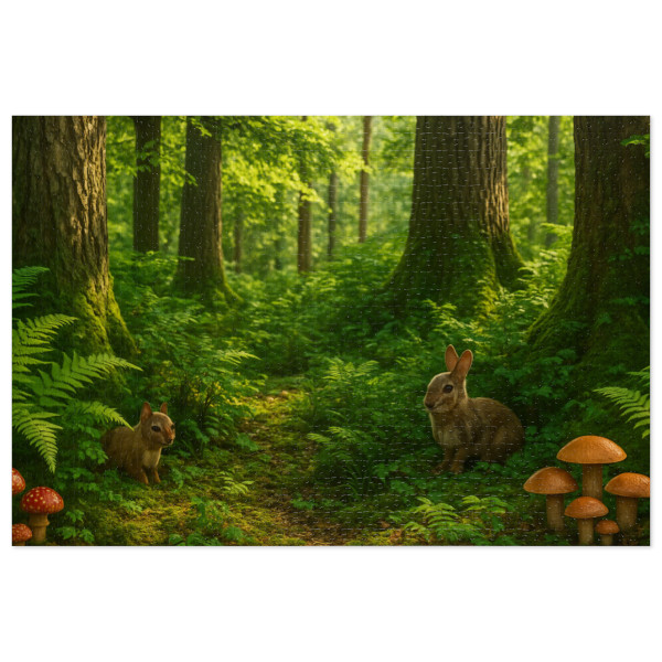 Ecosystem Harmony - Jigsaw Puzzle with Tin
