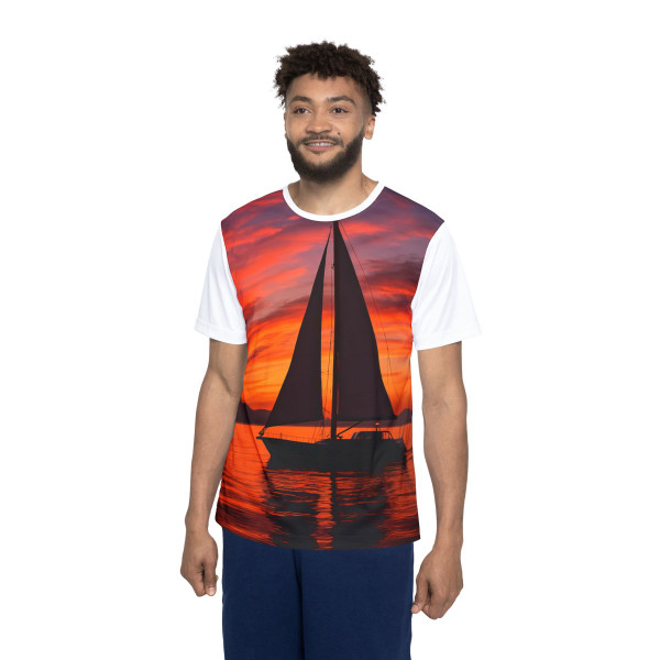 Sailing into Sunset - Men's Sports Jersey (AOP)