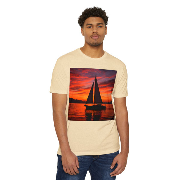Sailing into Sunset - Unisex CVC Jersey T-shirt Sailing into Sunset - Unisex CVC Jersey T-shirt