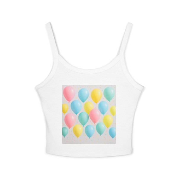 Whimsical Balloon Bash - Women's Spaghetti Strap Tank Top