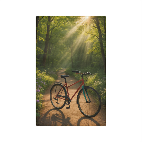 Pedal Through Paradise - Microfiber Tea Towel