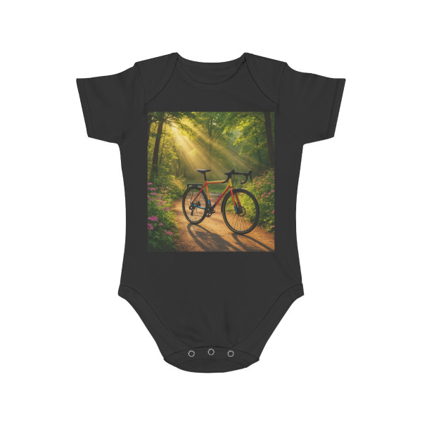 Pedal Through Paradise - Short Sleeve Baby Bodysuit