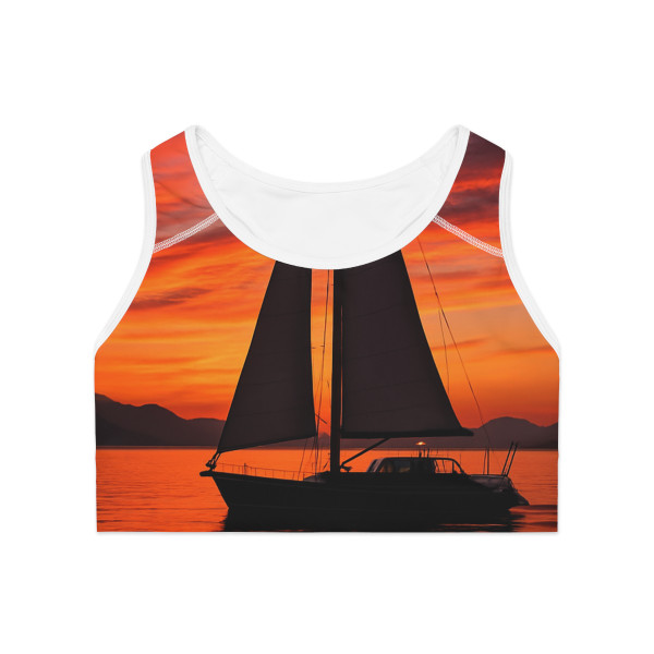 Sailing into Sunset - Sports Bra (AOP)