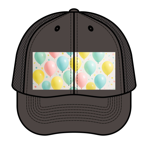Whimsical Balloon Bash - Trucker Retro Hat Whimsical Balloon Bash - Trucker Retro Hat