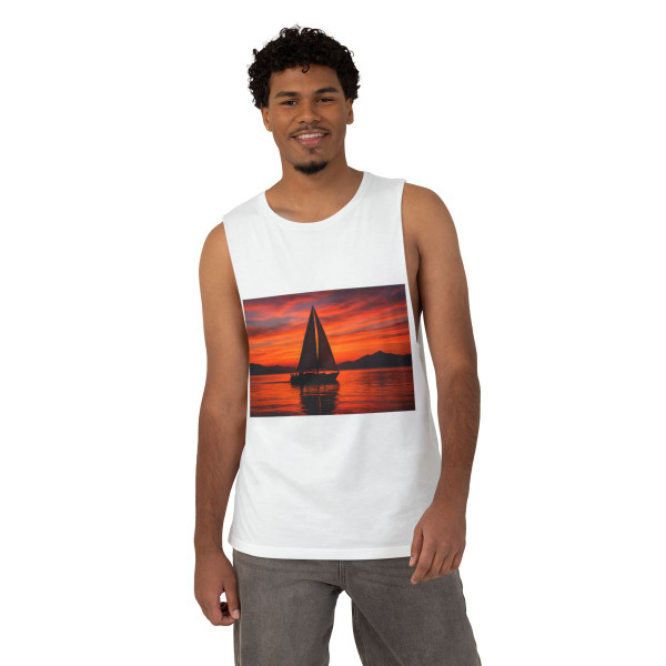 Sailing into Sunset - Unisex Barnard Tank 