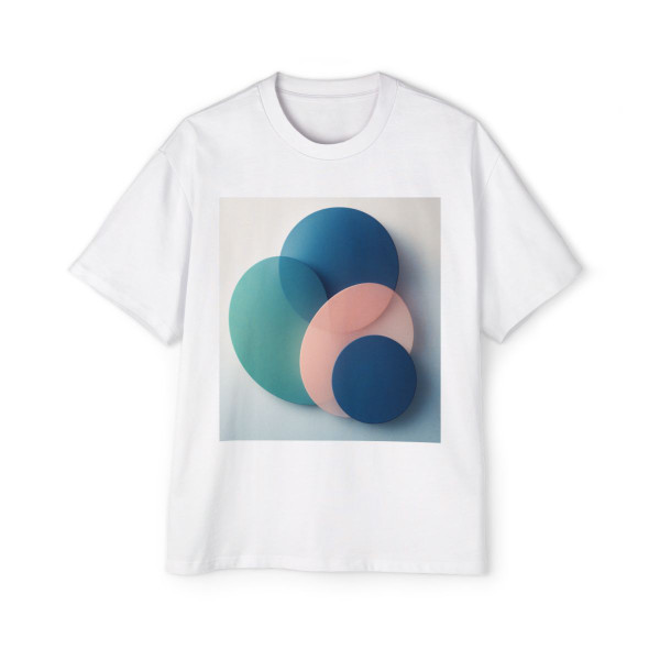 Ethereal Interplay - Men's Heavy Oversized Tee