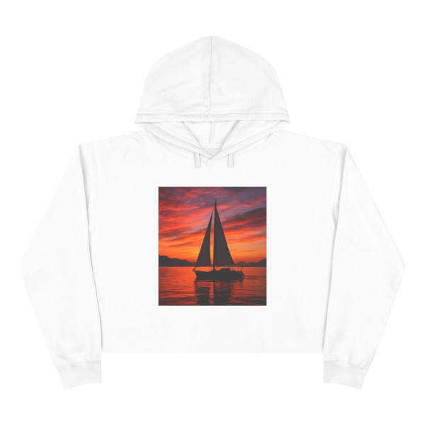 Sailing into Sunset - Crop Hoodie Sailing into Sunset - Crop Hoodie
