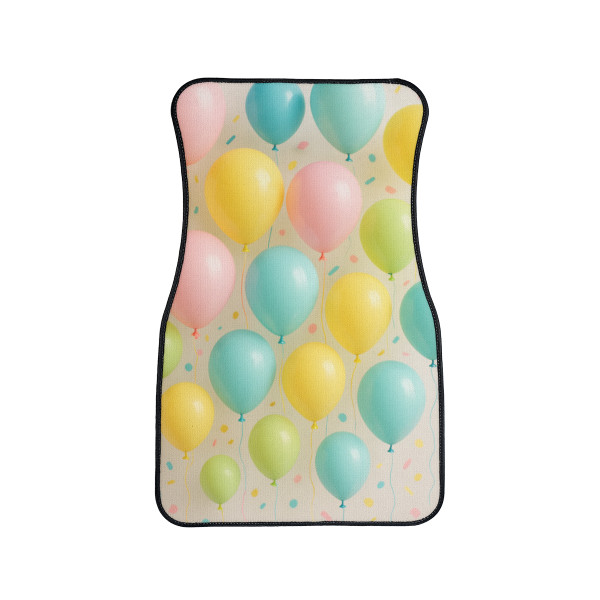 Whimsical Balloon Bash - Car Floor Mats, 1pc