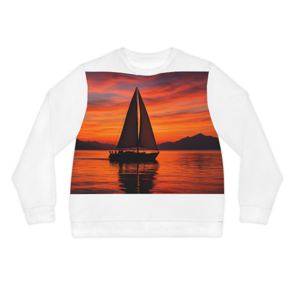 Sailing into Sunset - Lightweight Sweatshirt (AOP)