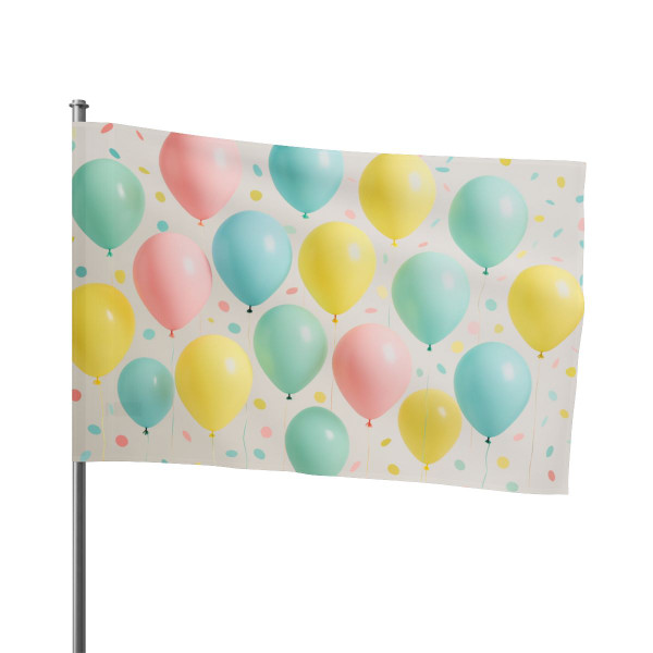 Whimsical Balloon Bash - Flag