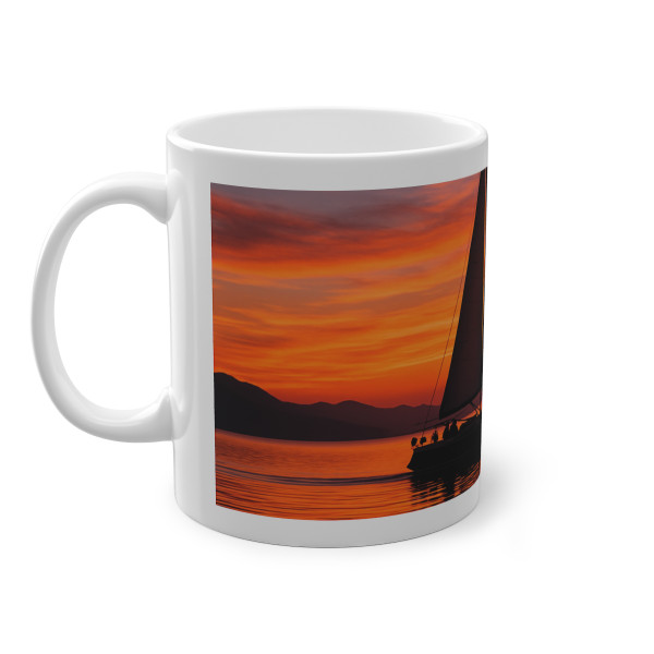 Sailing into Sunset - Standard Mug, 11oz