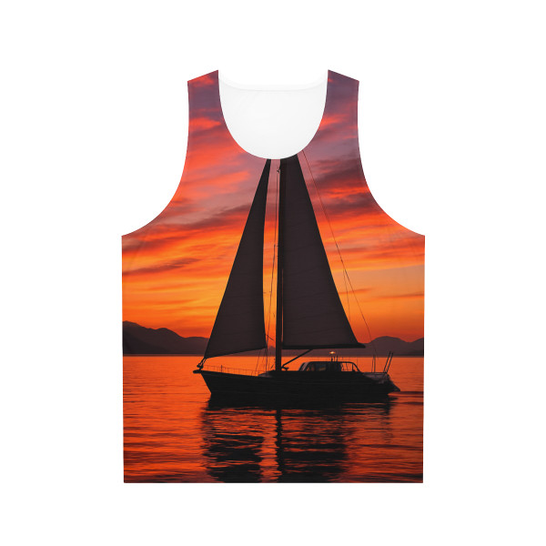 Sailing into Sunset - Unisex Tank Top (AOP) Sailing into Sunset - Unisex Tank Top (AOP)