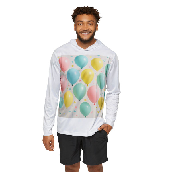 Whimsical Balloon Bash - Men's Sports Warmup Hoodie (AOP) Whimsical Balloon Bash - Men's Sports Warmup Hoodie (AOP)