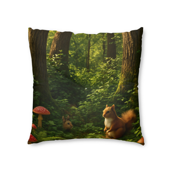 Ecosystem Harmony - Tufted Floor Pillow, Square