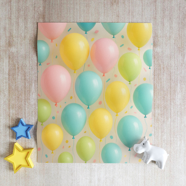 Whimsical Balloon Bash - Throw Blanket