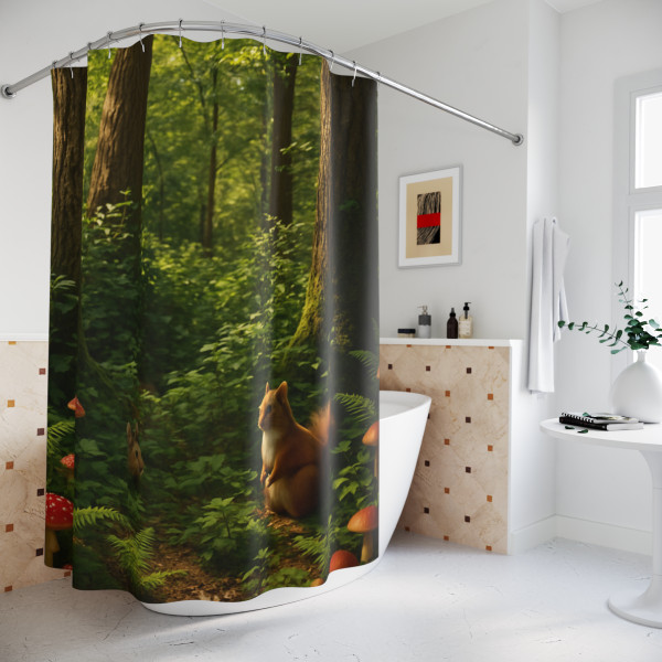 Ecosystem Harmony - Shower Curtains